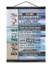 NEVER FORGET HOW MUCH I LOVE YOU Hanging Canvas tile