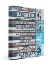 BELIEVE IN YOURSELF - LOVELY GIFT FOR DAUGHTER 11x14 Gallery Wrapped Canvas Prints front