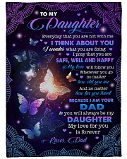 MY LOVE FOR YOU IS FOREVER - GIFT FOR DAUGHTER Large Fleece Blanket - 60" x 80" front