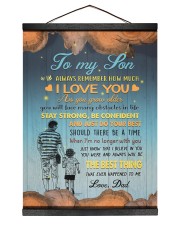 JUST DO YOUR BEST - LOVELY GIFT FOR SON FROM DAD Hanging Canvas tile