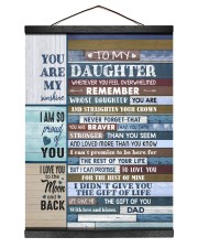LIFE GAVE ME THE GIFT OF YOU Hanging Canvas tile
