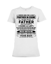 I ASKED GOD - AMAZING GIFT FOR CHILDREN Premium Fit Ladies Tee tile
