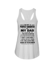 MY DAD LOVES ME - TO DAUGHTER FROM DAD Ladies Flowy Tank tile