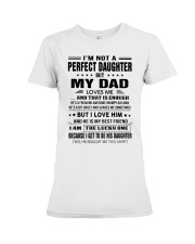 MY DAD LOVES ME - TO DAUGHTER FROM DAD Premium Fit Ladies Tee tile
