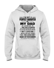 MY DAD LOVES ME - TO DAUGHTER FROM DAD Hooded Sweatshirt tile
