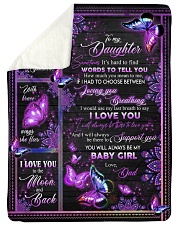 I LOVE YOU - DAD TO DAUGHTER Sherpa Fleece Blanket tile