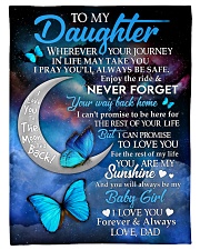 You Are My Sunshine - Best Gift For Daughter Fleece Blanket tile