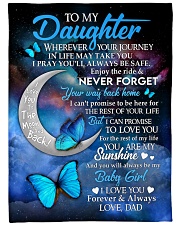 You Are My Sunshine - Best Gift For Daughter Large Fleece Blanket - 60" x 80" front