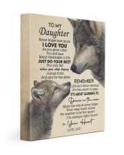 JUST DO YOUR BEST - GREAT GIFT FOR DAUGHTER 11x14 Gallery Wrapped Canvas Prints front