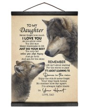 JUST DO YOUR BEST - GREAT GIFT FOR DAUGHTER Hanging Canvas tile