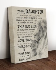 I'm Proud To Be Your Dad - Best Gift For Daughter 11x14 Gallery Wrapped Canvas Prints aos-canvas-pgw-11x14-lifestyle-front-17