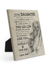 I'm Proud To Be Your Dad - Best Gift For Daughter Easel-Back Gallery Wrapped Canvas tile