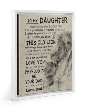 I'm Proud To Be Your Dad - Best Gift For Daughter Floating Framed Canvas Prints White tile