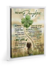 Love And Goodness Will Always Win In The End - Best Gift For Daughter Floating Framed Canvas Prints White tile