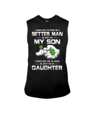 I Asked God - Perfect Gift For Dad Sleeveless Tee tile