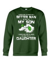 I Asked God - Perfect Gift For Dad Crewneck Sweatshirt tile