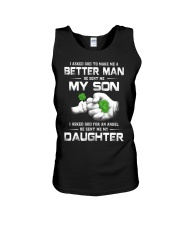 I Asked God - Perfect Gift For Dad Unisex Tank tile