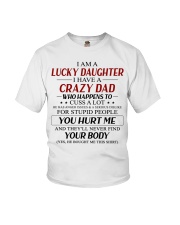 I Am A Lucky Daughter - Lovely Gift For Daughter Youth T-Shirt tile