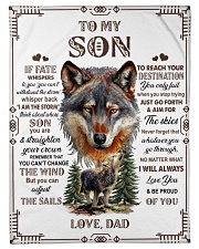 I AM THE STORM - LOVELY GIFT FOR SON Fleece Blanket tile