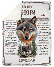 I AM THE STORM - LOVELY GIFT FOR SON Sherpa Fleece Blanket tile