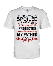 THANKFUL FOR HIM - LOVELY GIFT FOR DAUGHTER V-Neck T-Shirt tile