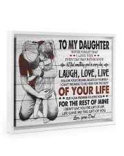 FOLLOW YOUR DREAMS - LOVELY GIFT FOR DAUGHTER Floating Framed Canvas Prints White tile