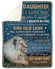My Baby Girl - Best Gift For Daughter Sherpa Fleece Blanket tile