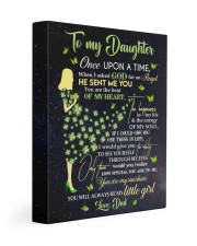 When I Asked God For An Angel He Sent Me You - Lovely Gift For Daughter 11x14 Gallery Wrapped Canvas Prints front