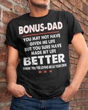 Thank You For Loving Me As Your Own - Perfect Gift For Bonus Dad Classic T-Shirt apparel-classic-tshirt-lifestyle-26