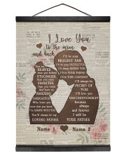 I'LL BE YOUR BIGGEST FAN - BEST GIFT FOR DAUGHTER 12x16 Black Hanging Canvas thumbnail