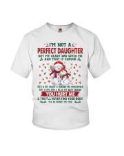 My Crazy Dad Loves Me - Best Gift For Daughter Youth T-Shirt tile