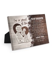 I'M SO PROUD OF YOU - LOVELY GIFT FOR DAUGHTER Easel-Back Gallery Wrapped Canvas tile