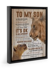 1 DAY LEFT - GET YOURS NOW Floating Framed Canvas Prints Black tile
