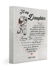 My Last Breath To Say I Love You - Amazing Gift For Daughter 11x14 Gallery Wrapped Canvas Prints front