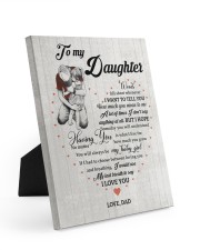 My Last Breath To Say I Love You - Amazing Gift For Daughter Easel-Back Gallery Wrapped Canvas tile