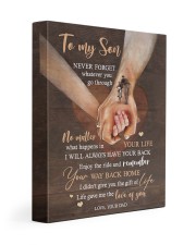 Life Gave Me The Love Of You - Best Gift For Son 11x14 Gallery Wrapped Canvas Prints front