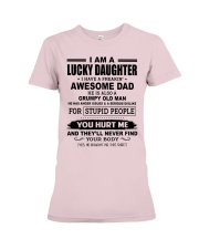 I HAVE A FREAKIN' AWESOME DAD Premium Fit Ladies Tee tile