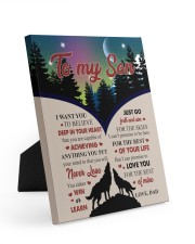 You Will Never Lose - Lovely Gift For Son Easel-Back Gallery Wrapped Canvas tile