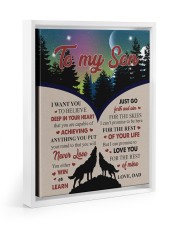 You Will Never Lose - Lovely Gift For Son Floating Framed Canvas Prints White tile