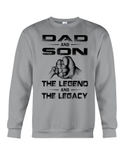 DAD AND SON THE LEGEND AND LEGACY Crewneck Sweatshirt tile