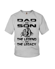 DAD AND SON THE LEGEND AND LEGACY Youth T-Shirt tile
