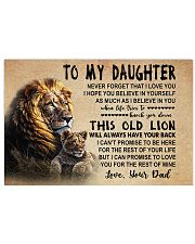 Believe In Yourself - Lovely Gift For Daughter Horizontal Poster tile