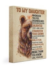 LOVED MORE THAN YOU KNOW - BEST GIFT FOR DAUGHTER 11x14 Gallery Wrapped Canvas Prints front