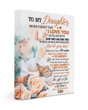 Just Do Your Best - Lovely Gift For Daughter 11x14 Gallery Wrapped Canvas Prints front