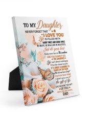 Just Do Your Best - Lovely Gift For Daughter Easel-Back Gallery Wrapped Canvas tile