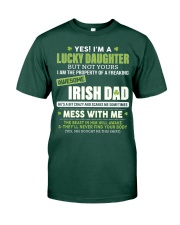 YES I'M A LUCKY DAUGHTER Premium Fit Mens Tee tile