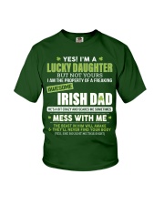 YES I'M A LUCKY DAUGHTER Youth T-Shirt tile