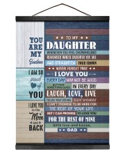 I LOVE YOU - GREAT GIFT FOR DAUGHTER Hanging Canvas tile
