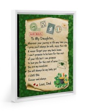 I Pray You'll Always Be Safe - Lovely Gift For Daughter Floating Framed Canvas Prints White tile