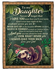 Never Give Up On The Beautiful Dreams You Have - Lovely Gift For Daughter Fleece Blanket tile